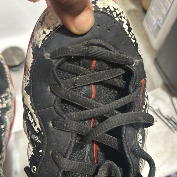 Snake print foam posites shoes main image 7